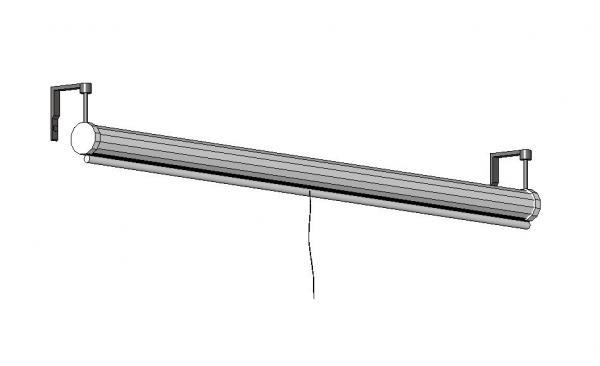 Projector pull-down screen