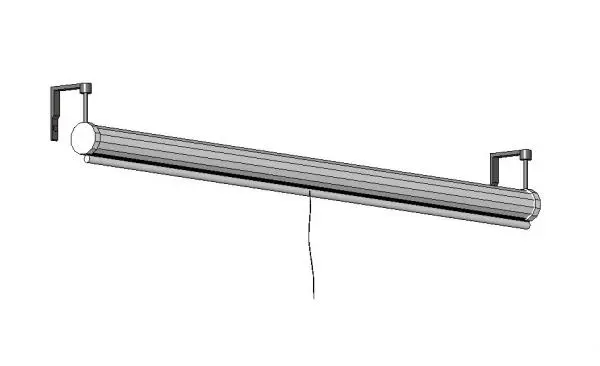 Projector pull-down screen