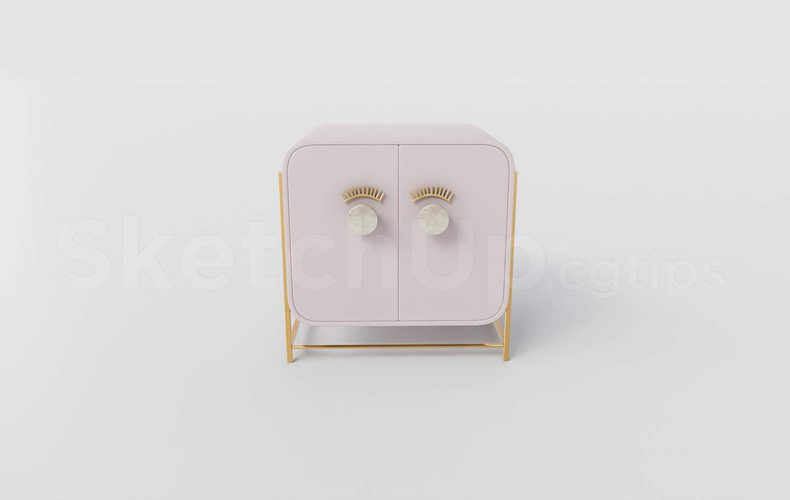Bed Side Table — preview 1 (cgtips)