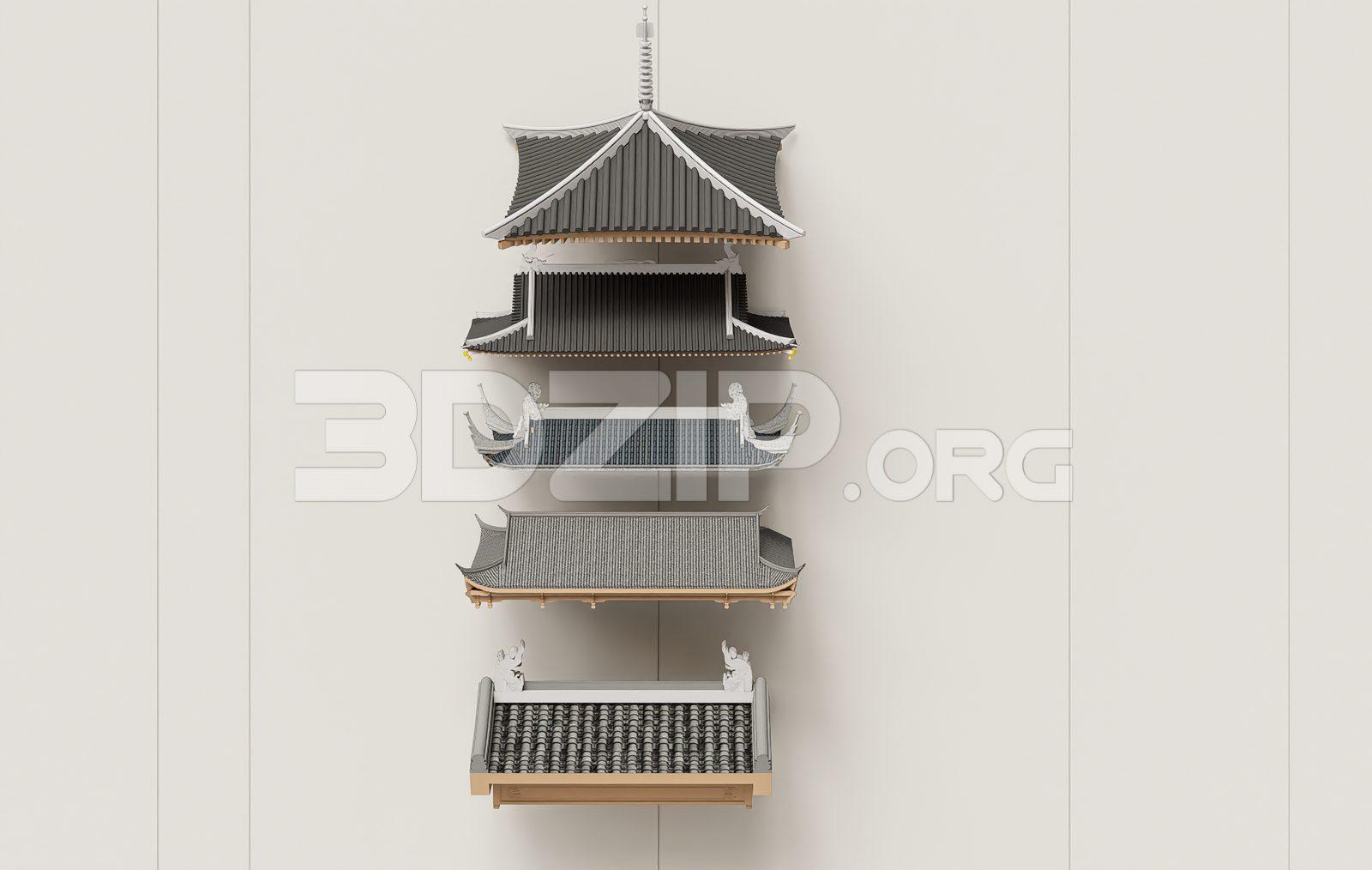 Traditional Asian Roof Collection