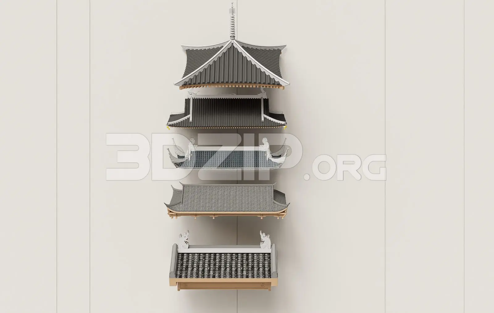 Traditional Asian Roof Collection