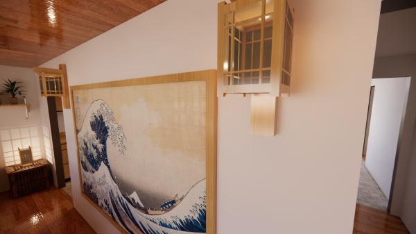 Japanese Shoji Wall Lamp