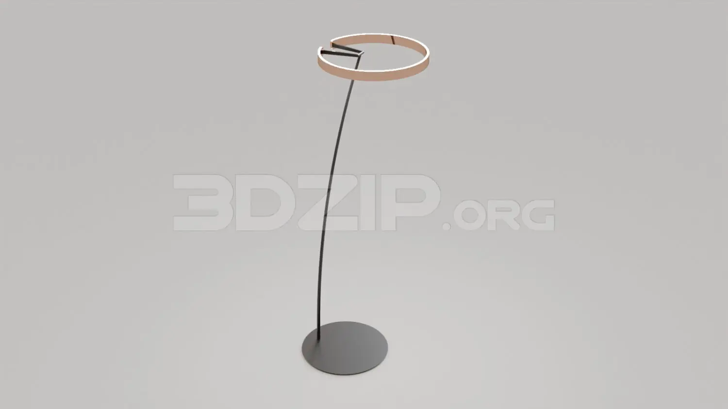 Floor Lamp — preview 1 (3dzip, CC0)
