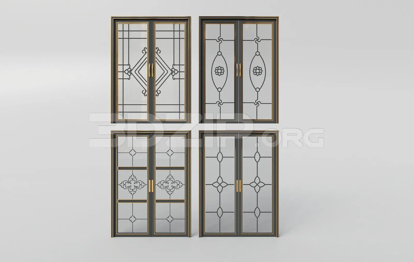 Classic Doors — preview 1 (3dzip)