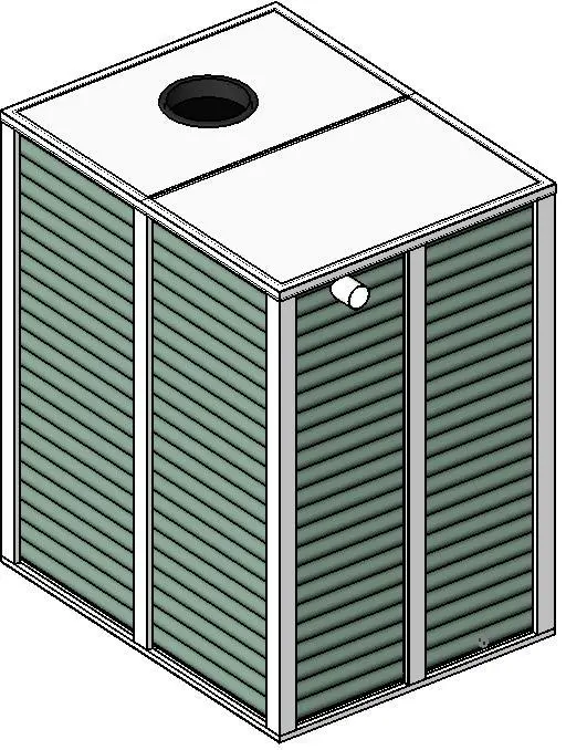 Tank UniqueModular 2Bay 3000Litre
