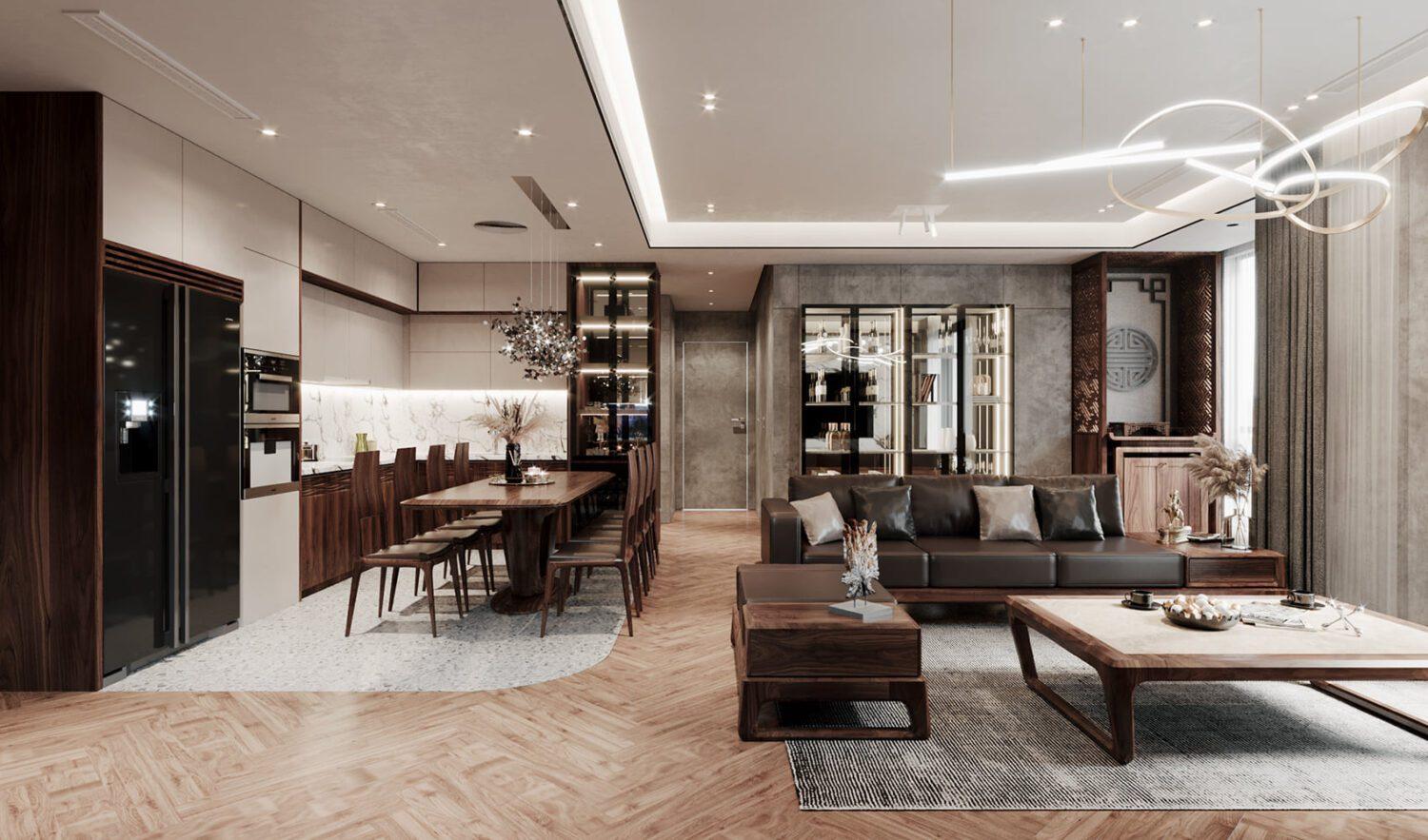 Living Room – Kitchen Interior
