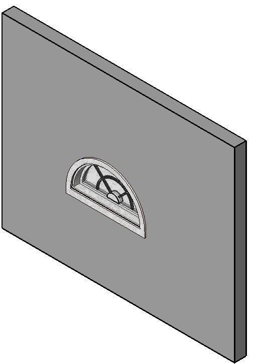 Half-round Fanlight