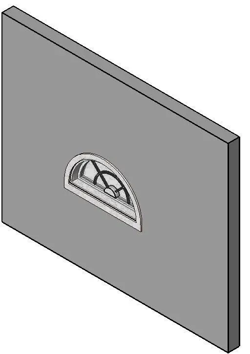 Half-round Fanlight