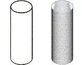 Round Duct Vertical Piece