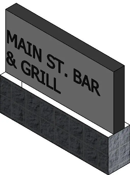 Main Sreet Raod Sign