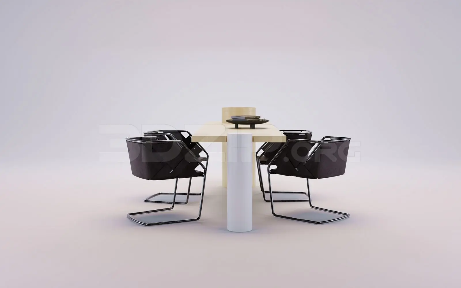 Dining Table And Chair — preview 1 (3dzip)