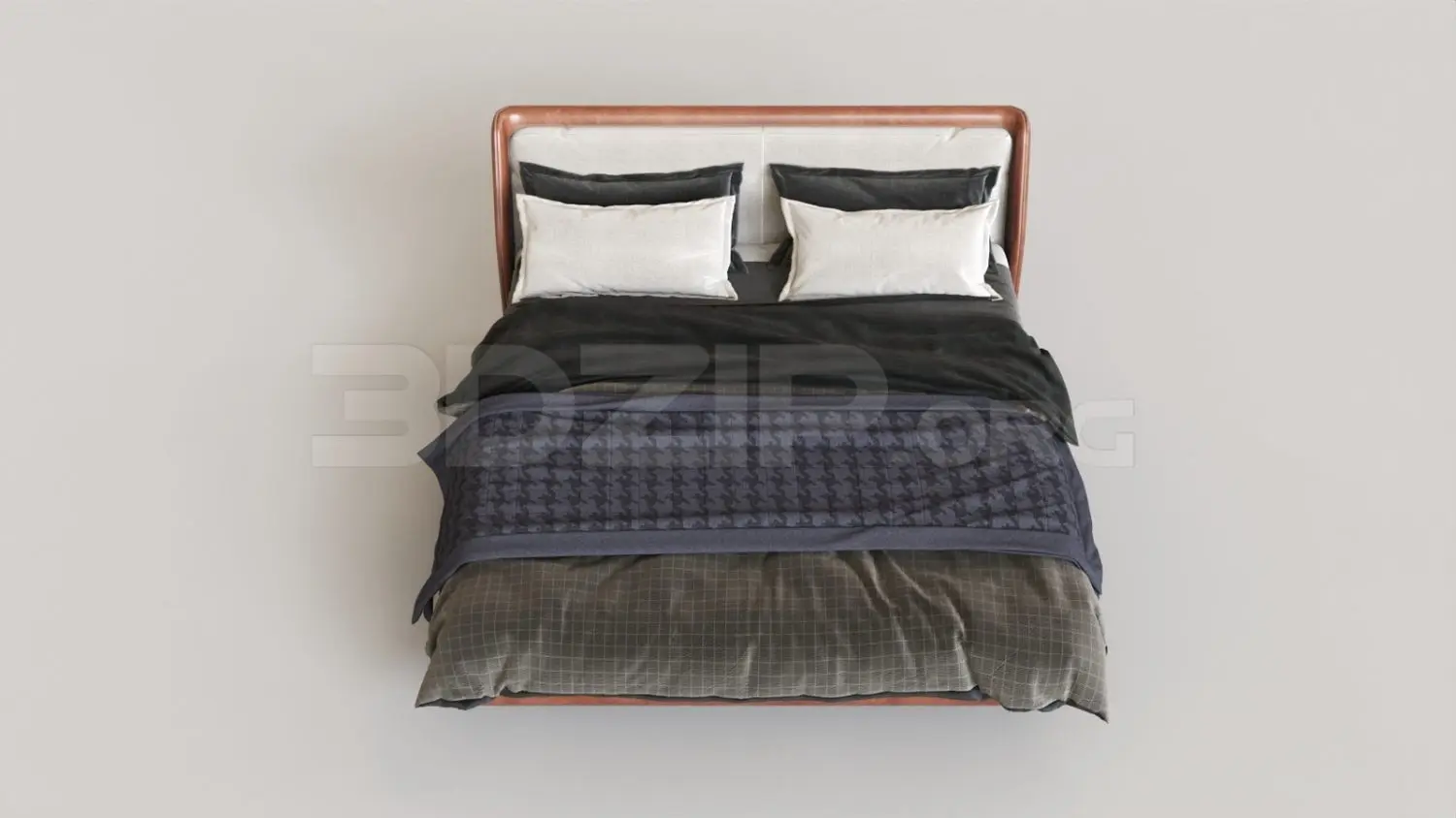 Bed — preview 1 (3dzip, CC0)