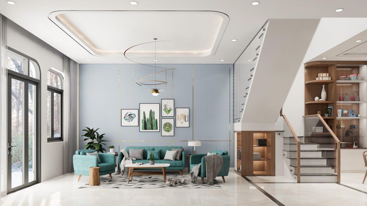 Living Room – Kitchen Interior