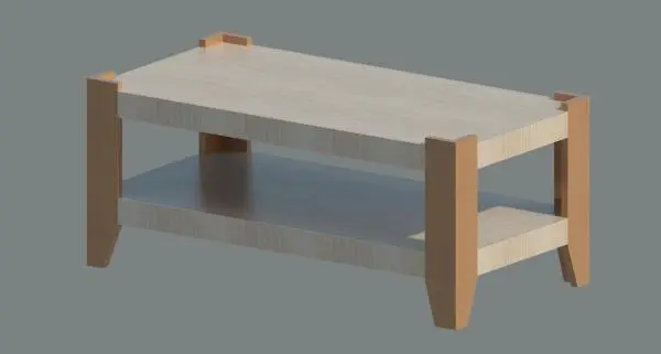 Coffee Table — preview 1, by sniksder (RevitCity, CC0)