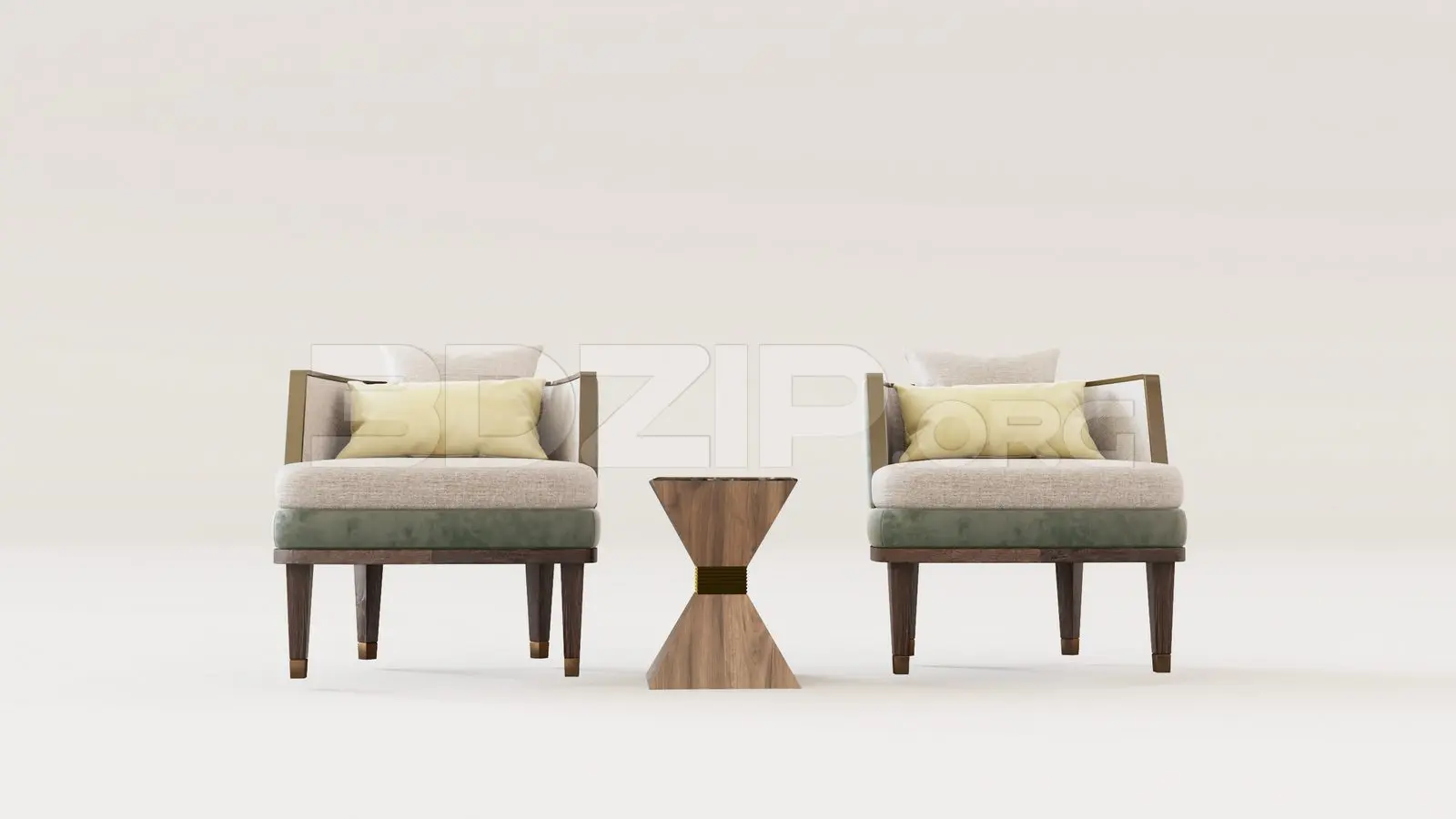 Armchair — preview 1 (3dzip, CC0)