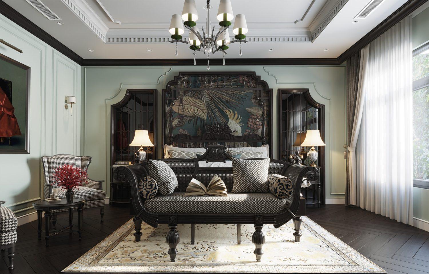 Indochine Bedroom Interior