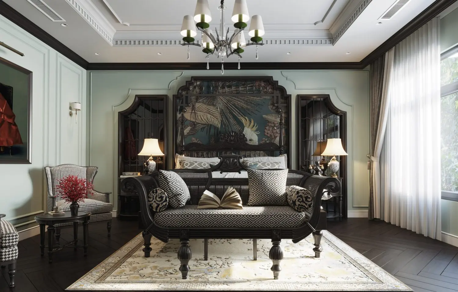 Indochine Bedroom Interior