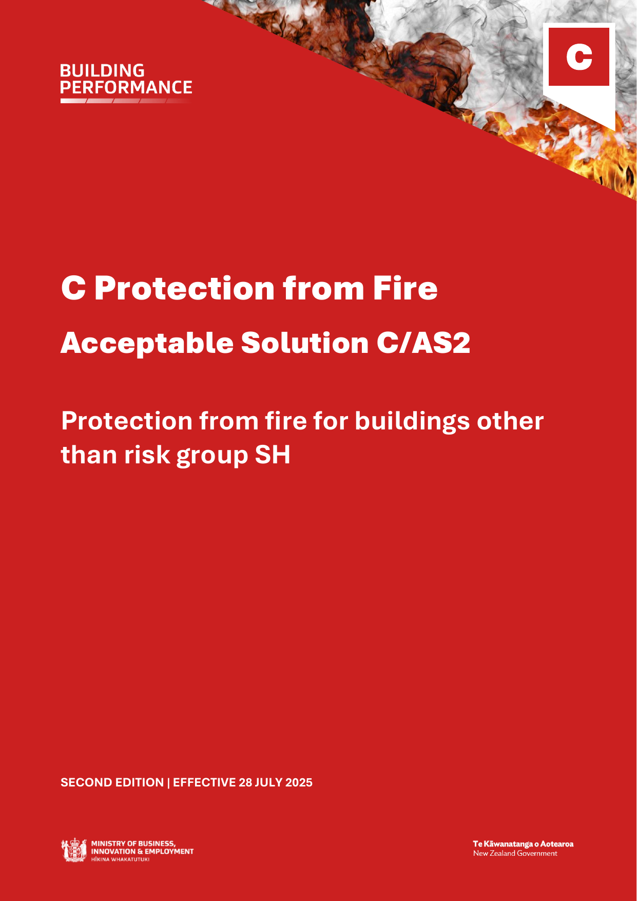 New Zealand Building Code C/AS2 — Protection from Fire (Acceptable Solution)