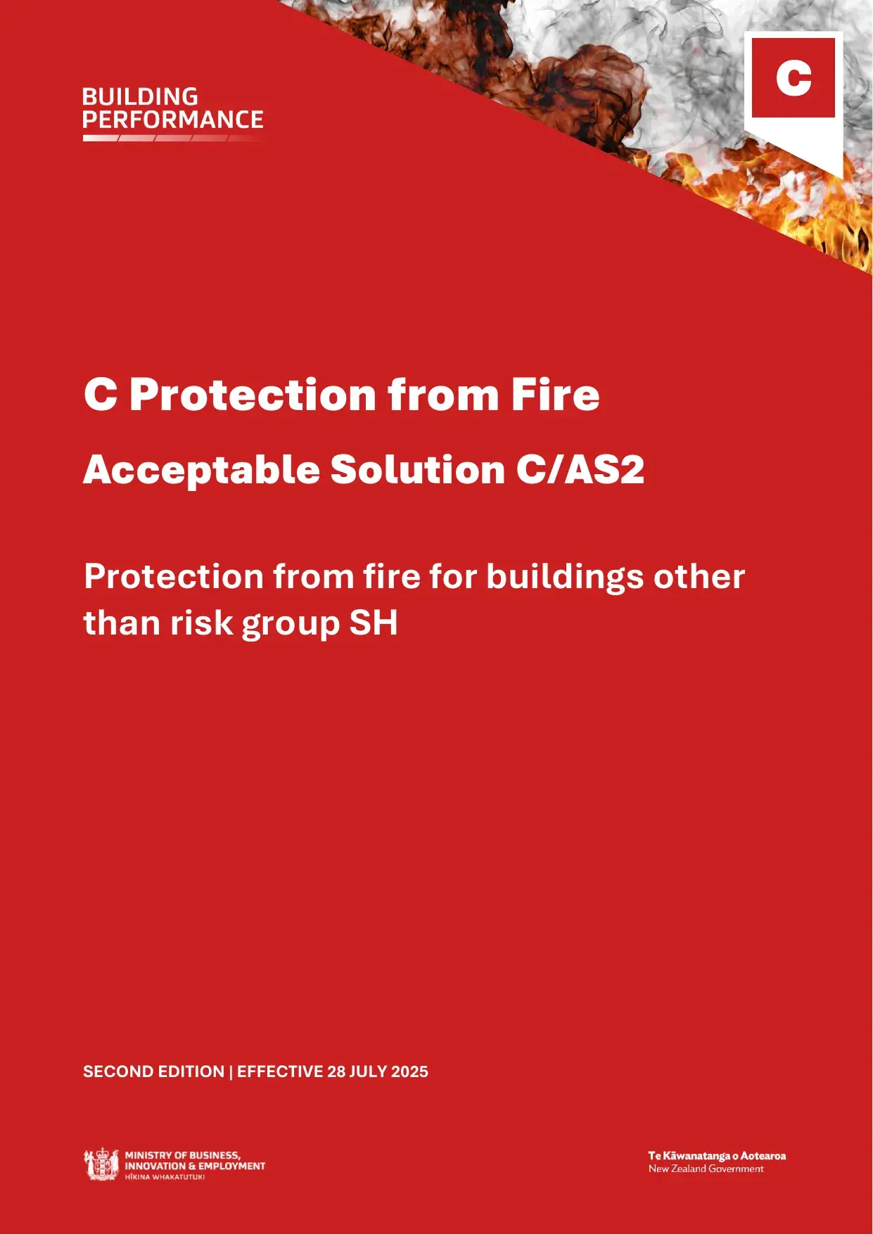 New Zealand Building Code C/AS2 — Protection from Fire (Acceptable Solution)