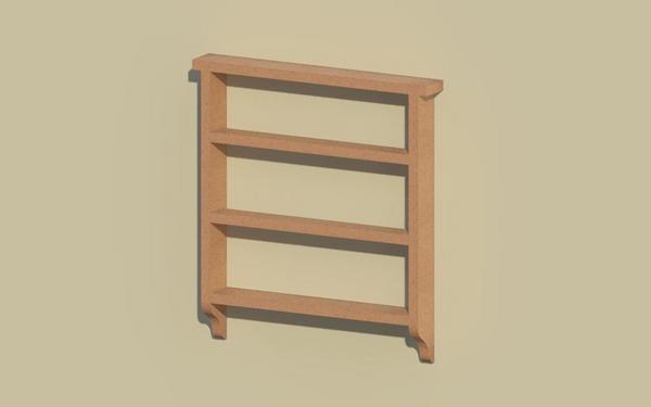 Wall mounted spice rack