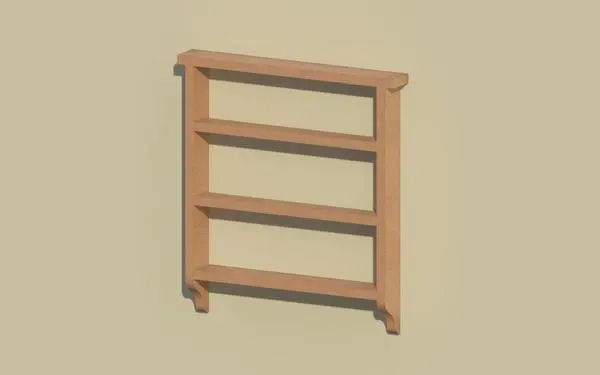Wall mounted spice rack