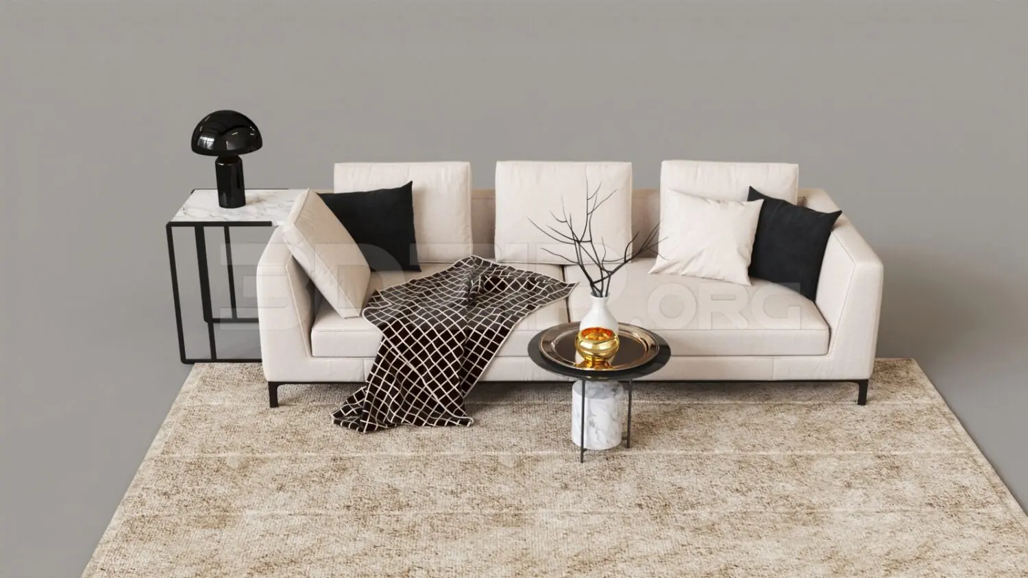 Sofa — preview 1 (3dzip, CC0)