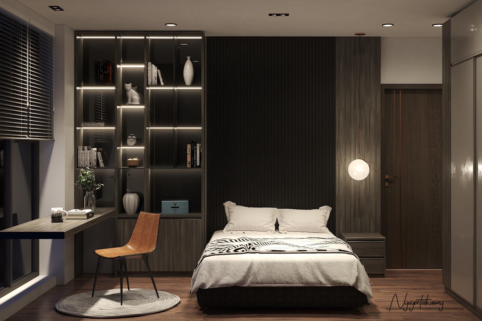 Interior Bedroom Scene