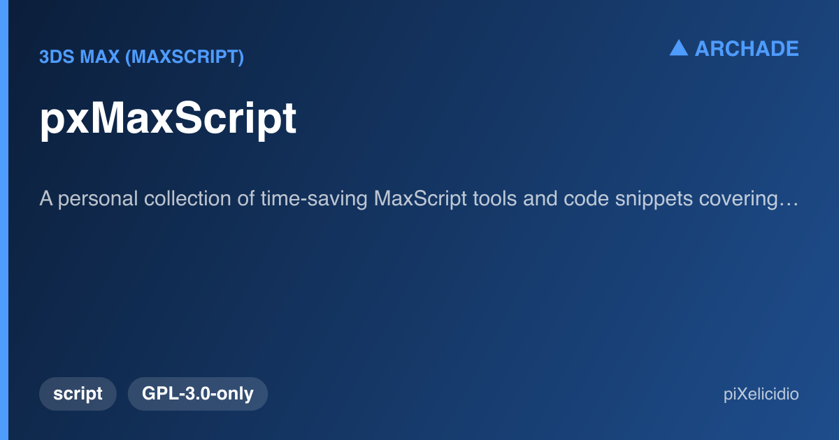 pxMaxScript