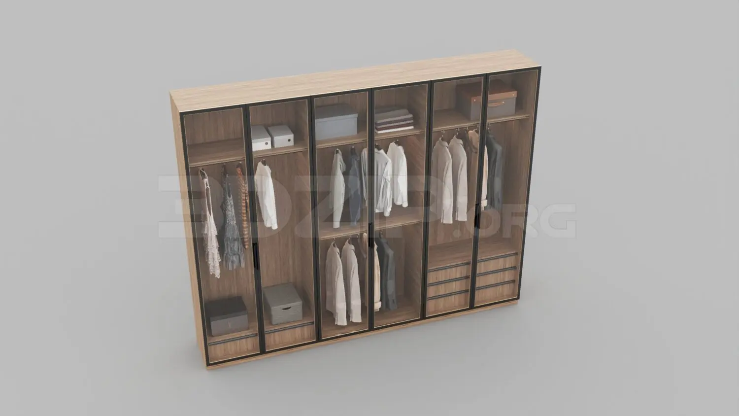Wardrobe — preview 1, by Phuc (3dzip, CC0)
