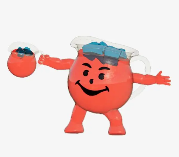 Koolaid Man — preview 1, by scourdx (RevitCity, CC0)