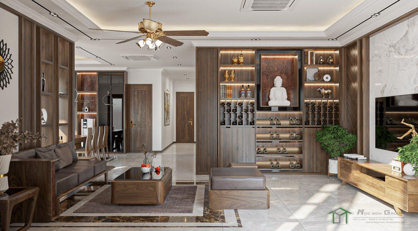 Living Room – Kitchen Interior