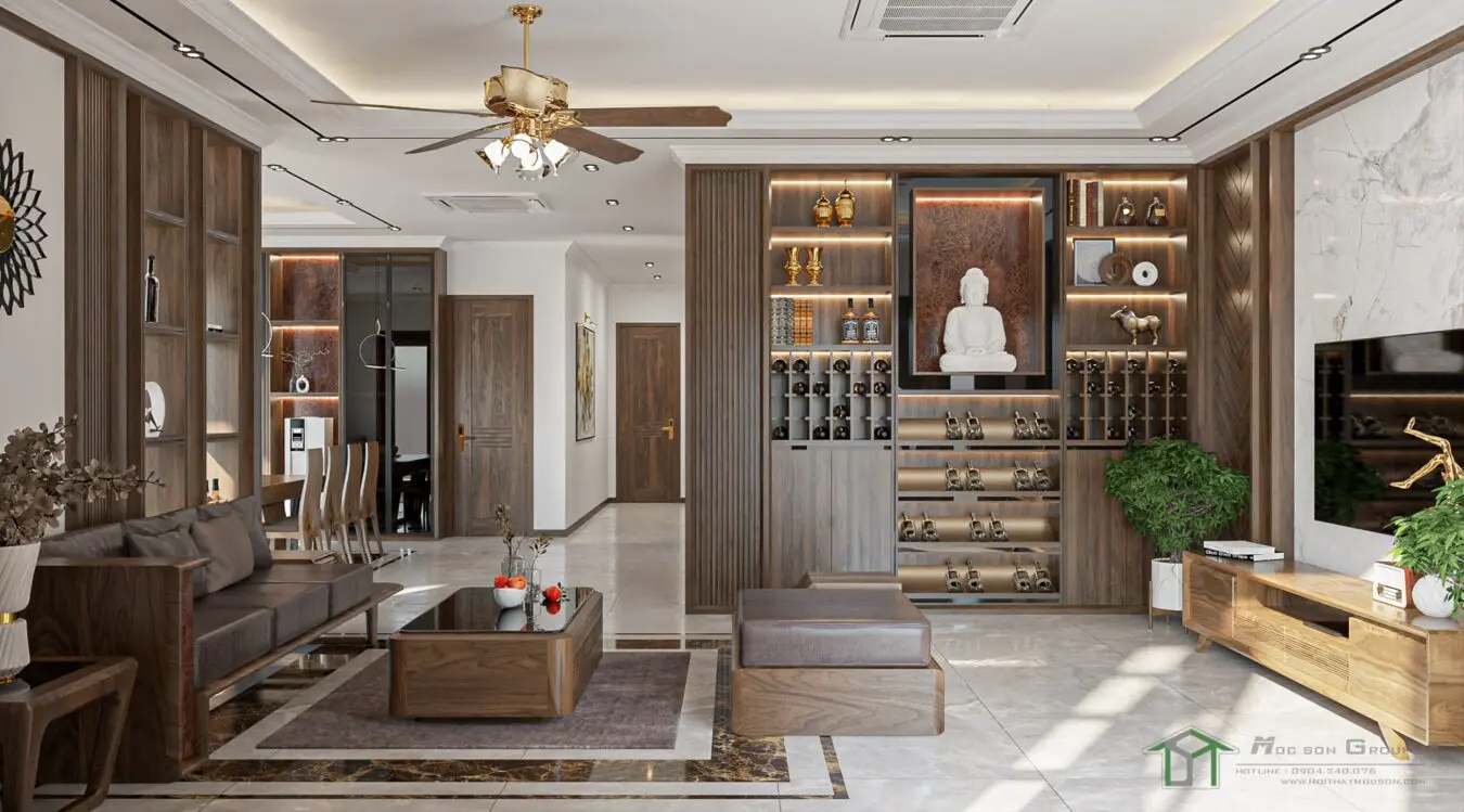 Living Room – Kitchen Interior