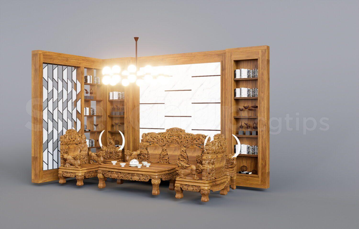 Sofa And Table- Chair