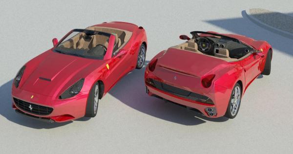 Ferrari California Convertible - Car Automobile Vehicle
