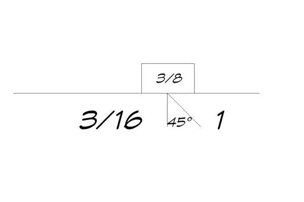 Weld Symbol - Groove Weld