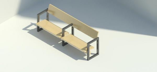 Rietveld church bench