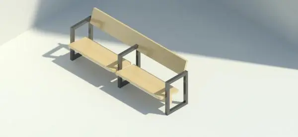 Rietveld church bench