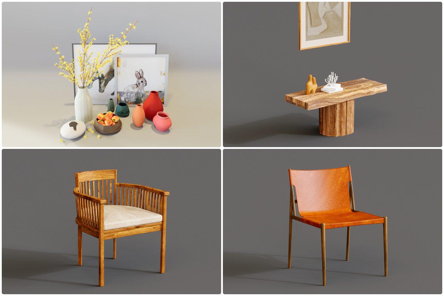 Furniture in Wabi Sabi Style