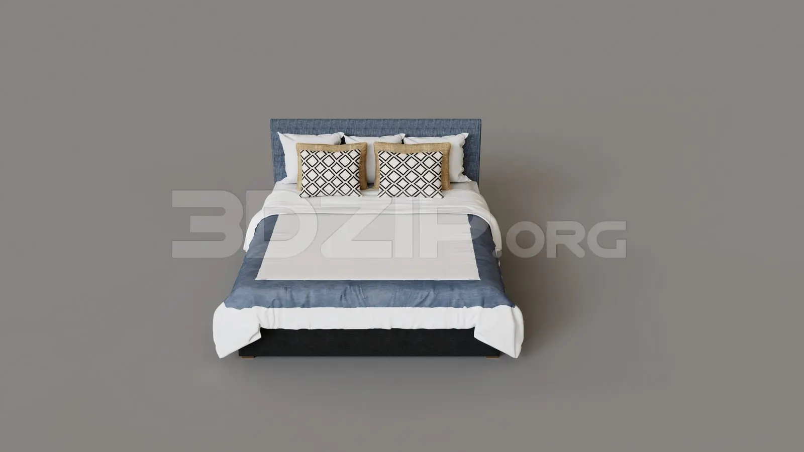 Bed — preview 1 (3dzip, CC0)