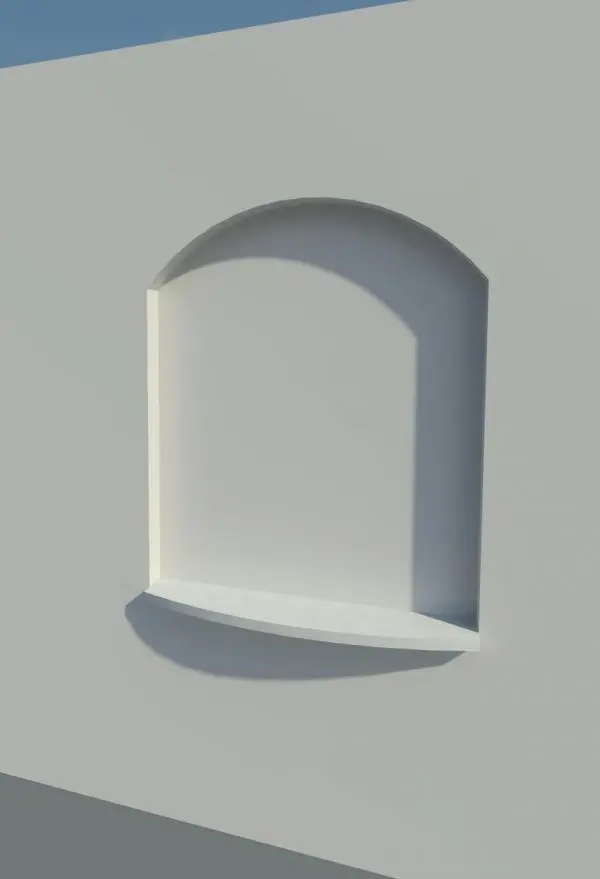 Arched Wall Niche