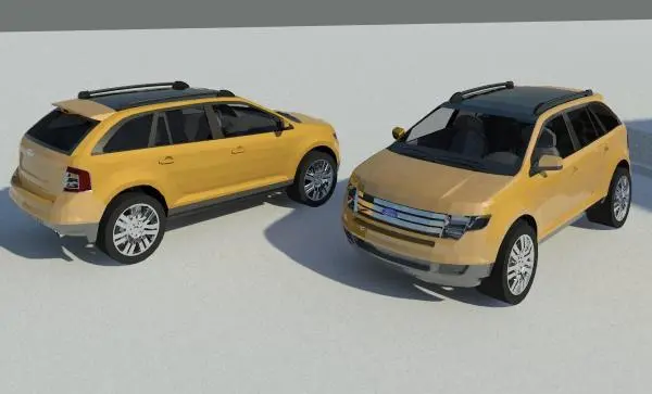 Ford Edge - SUV Car Automobile Vehicle Crossover — preview 1, by bradley911 (RevitCity, CC0)