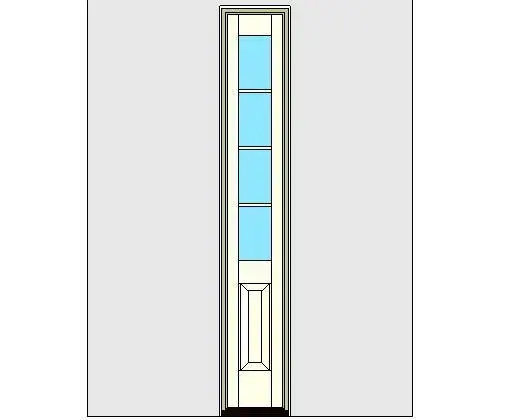 Kolbe Ultra Series Inswing Entrance Sidelite Panel-Glass Standard Sill Units