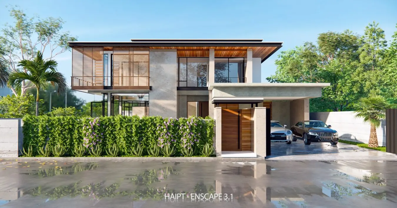 Exterior House Scene