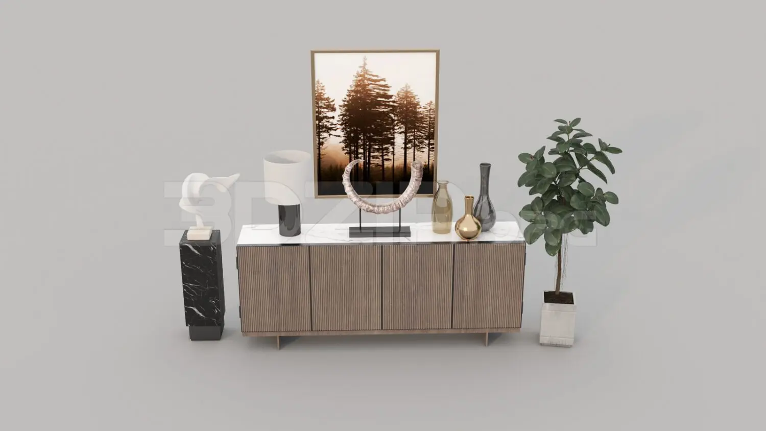 Sideboard — preview 1 (3dzip, CC0)