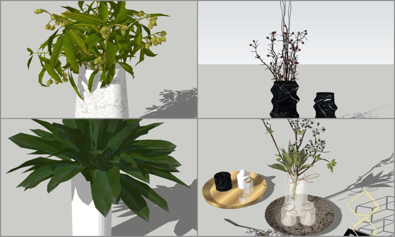 Combo Flower Decor — preview 1 (cgtips)