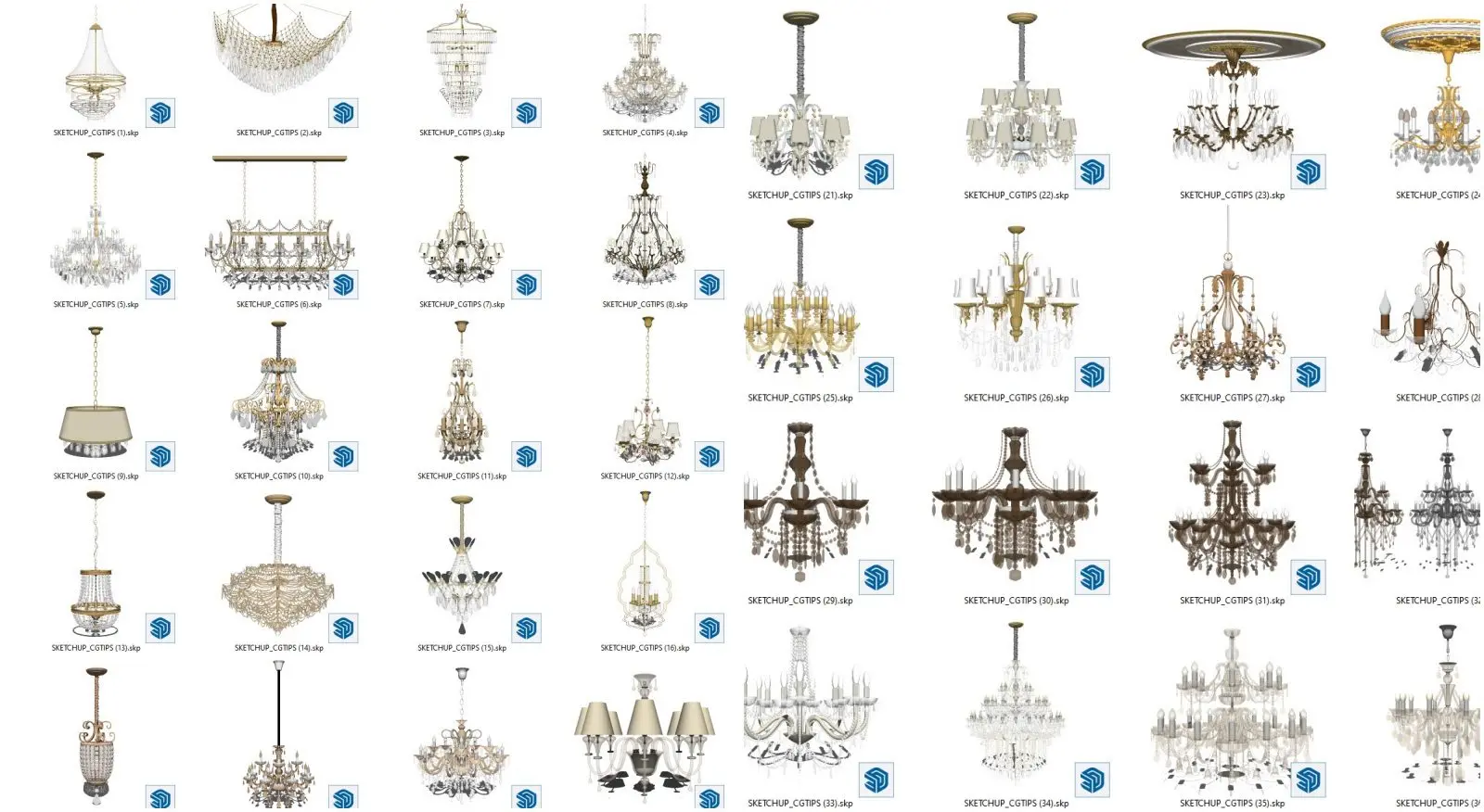 Ceiling Light — preview 1 (cgtips)