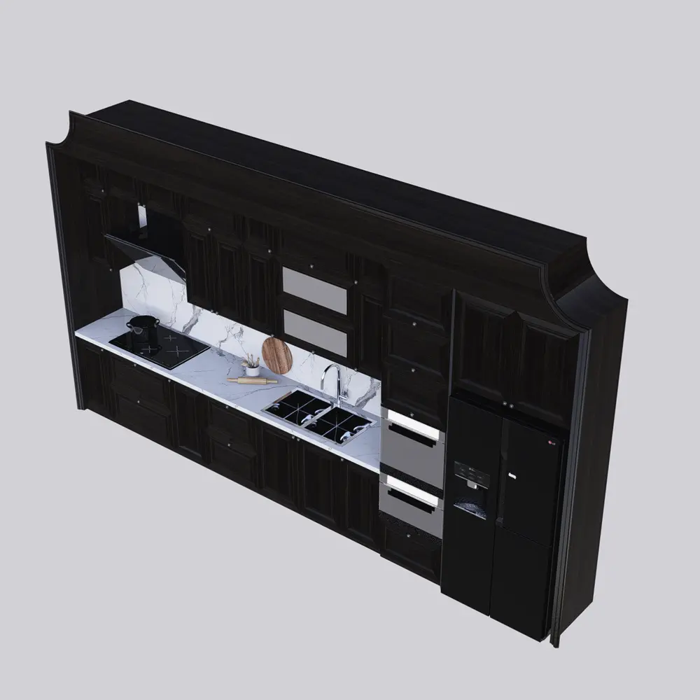 Kitchen — preview 1, by Hieu Tran (3dzip)