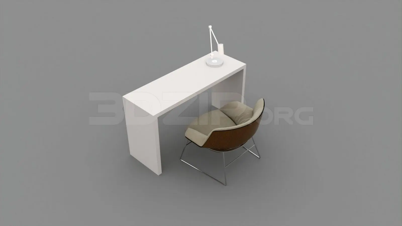Desk — preview 1, by Nguyen Le (3dzip, CC0)