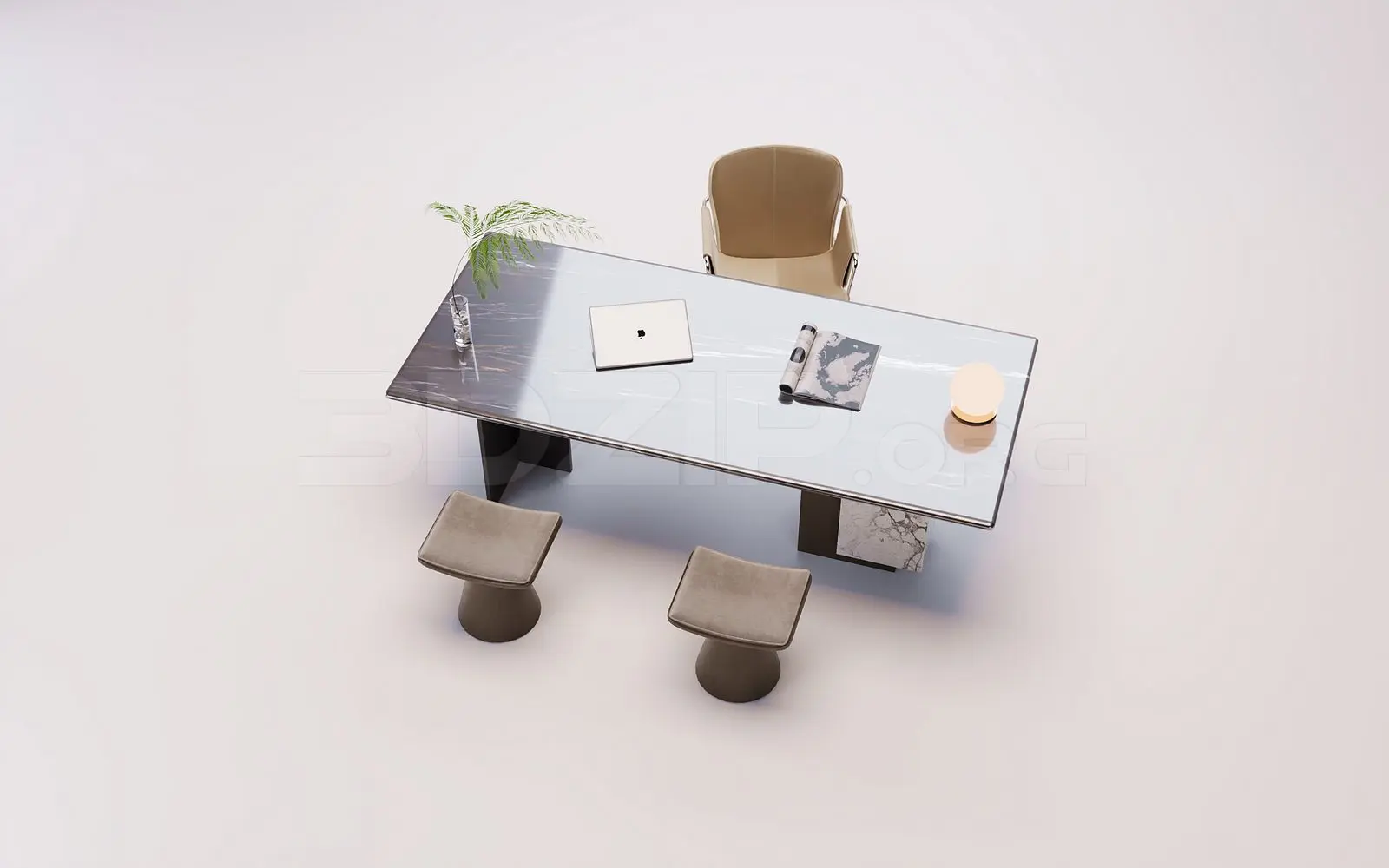 Work Desk — preview 1 (3dzip)