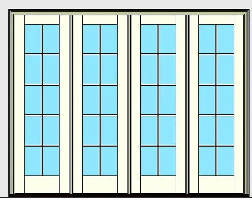 Kolbe Ultra Series Inswing Patio Door 4-Wide Standard Sill Units